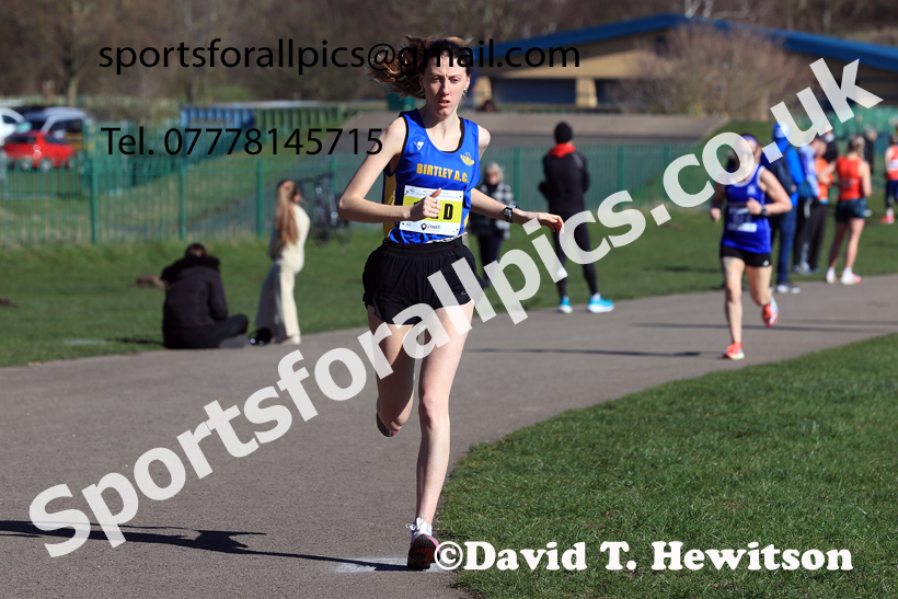 Senior Womens 2026 NECAA Royal Signals Road Relays, Hetton Lyons Country Park, Hetton le Hole. Photo: David T. Hewitson/Sports for All Pics